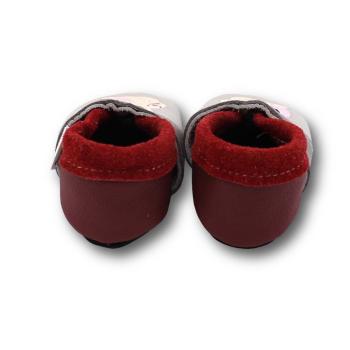 Lauflernschuhe Schnecke auf grau
